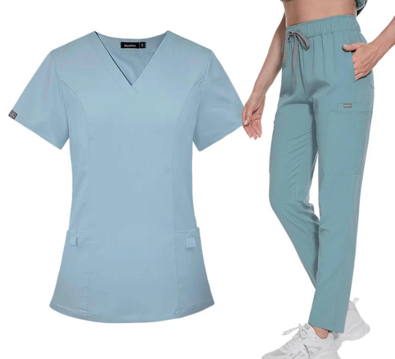 Women Scrub Set: Flare
