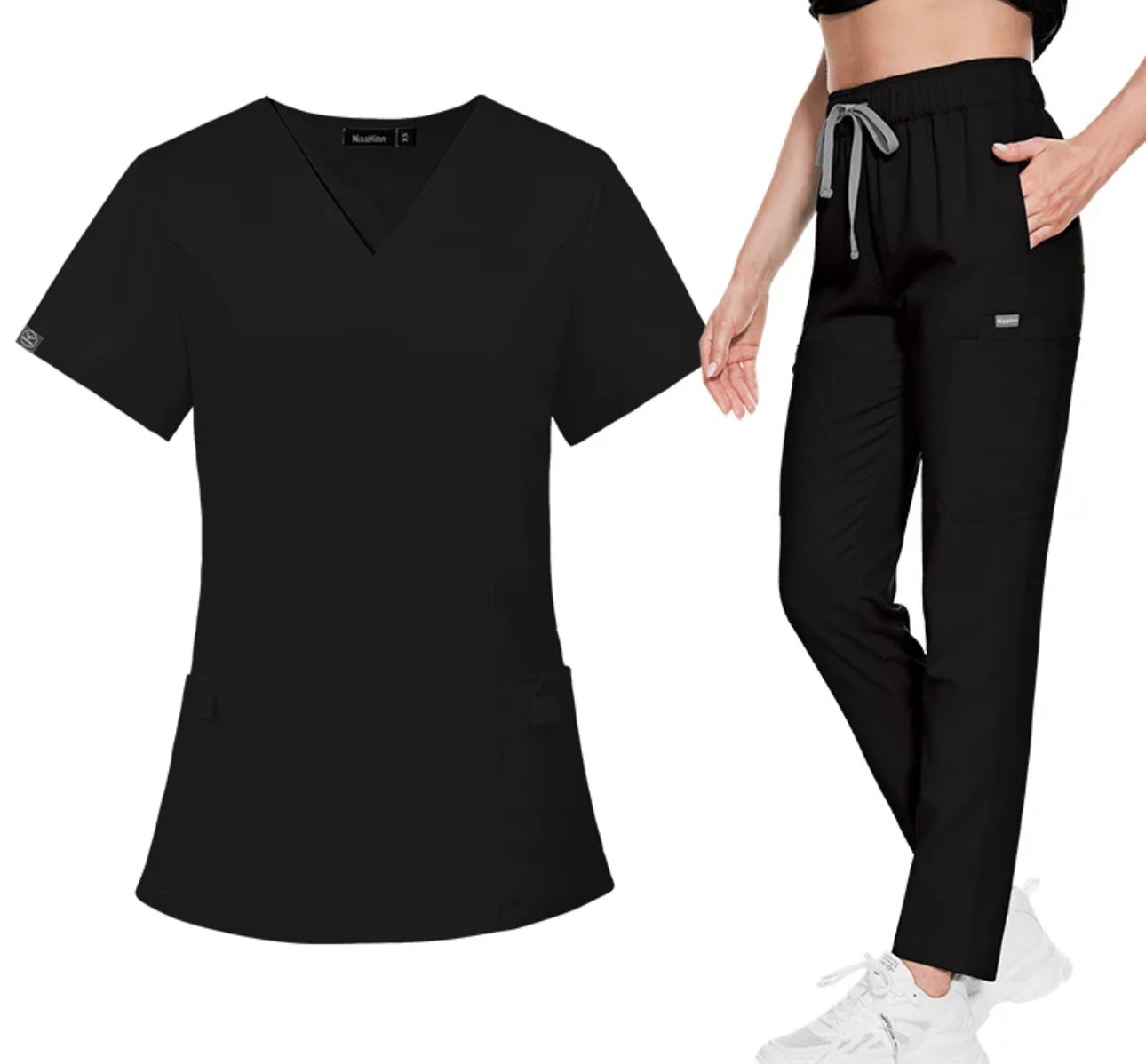 Women Scrub Set: Flare
