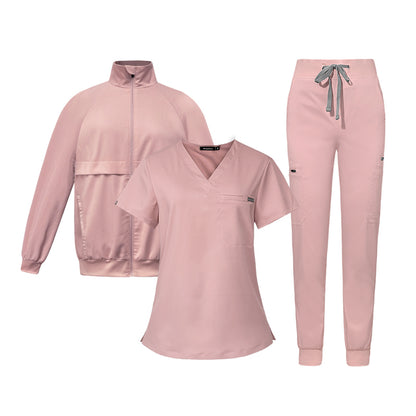 3-Piece Unisex Scrub Set: Fitted