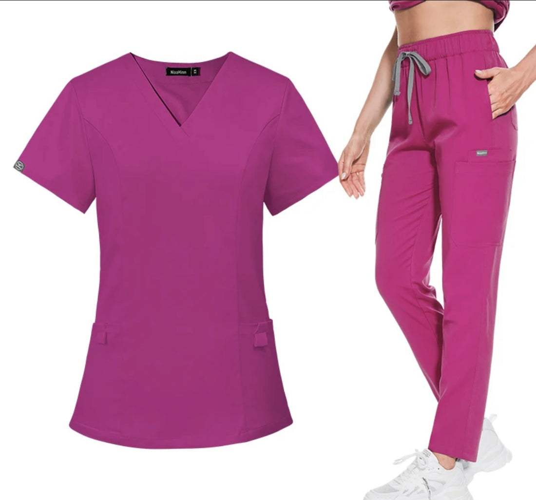Women Scrub Set: Flare
