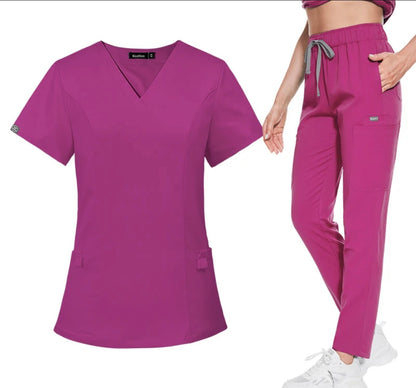Women Scrub Set: Flare