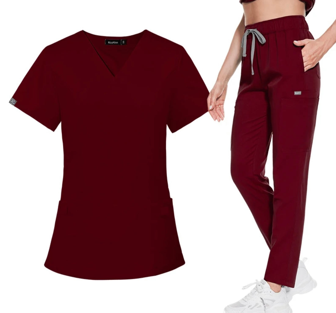 Women Scrub Set: Flare