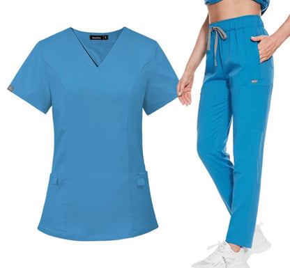 Women Scrub Set: Flare